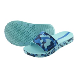 Børns flapper Blue Camo 26325 Ipanema blå 4
