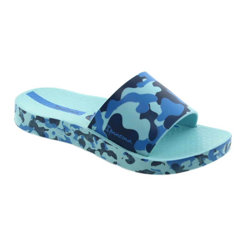 Børns flapper Blue Camo 26325 Ipanema blå 1
