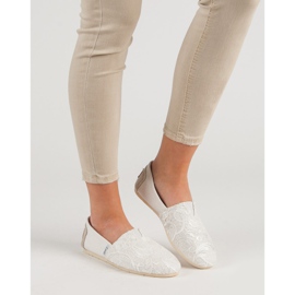 L. Day Slipons med mønster beige 1