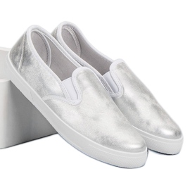 Sølv Slipons grå 2