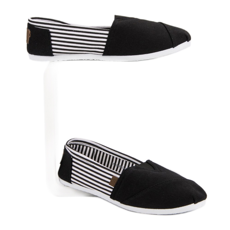 Slip On Light Sneakers hvid sort 2