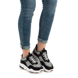 Kylie Sneakers på platformen sort 1
