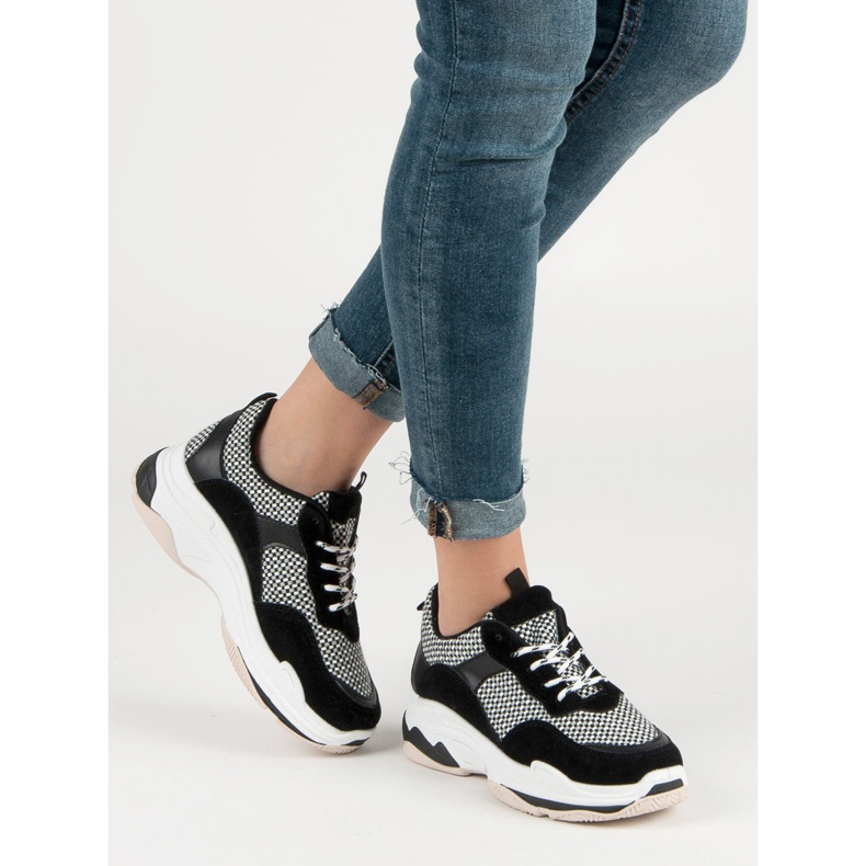 Kylie Sneakers på platformen sort 2