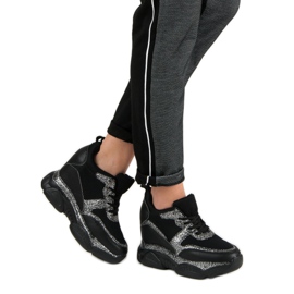 VICES Sneakers med brokade sort 1