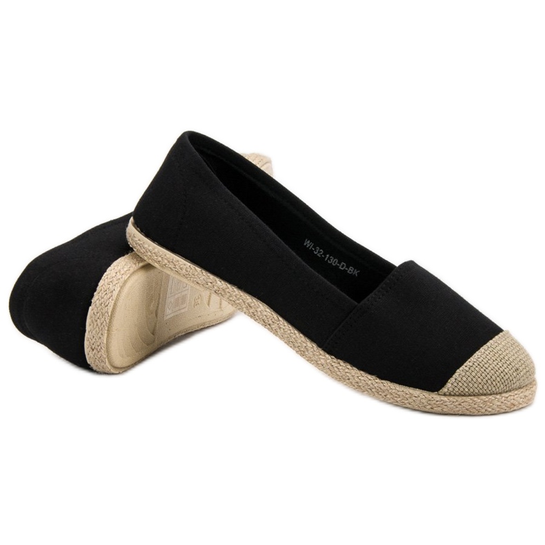 Moderigtigt sort Espadrilles 1