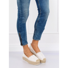 Hvid blonder espadriller A8692 Hvid 1