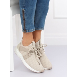 Beige HY2807 Beige sportssko 1