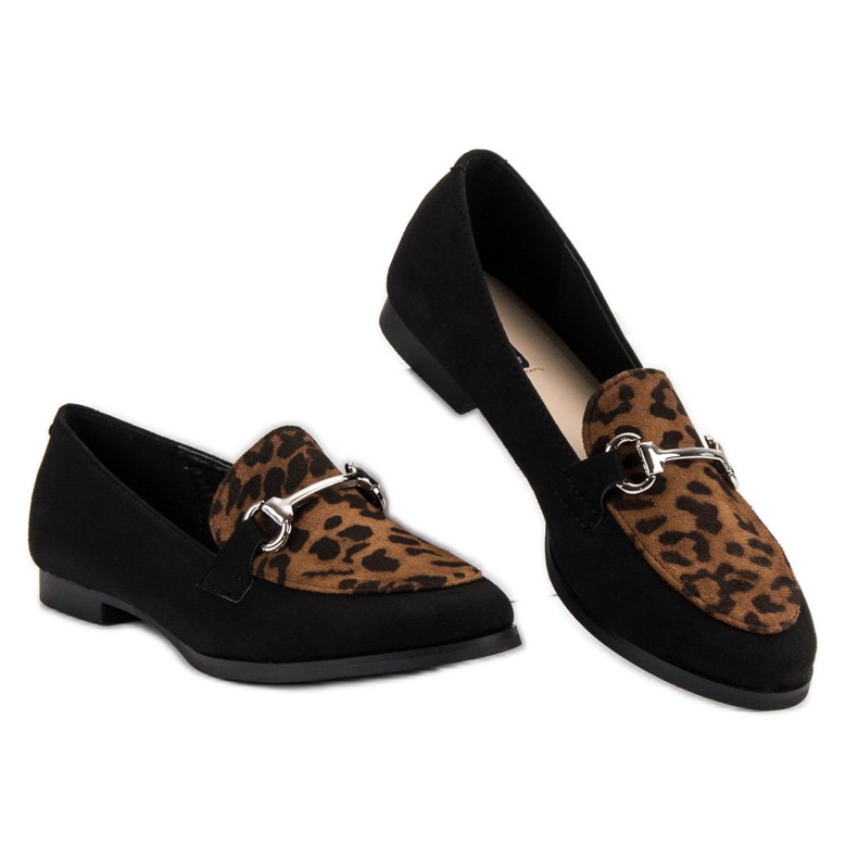 Plettede VICES -loafers sort 1