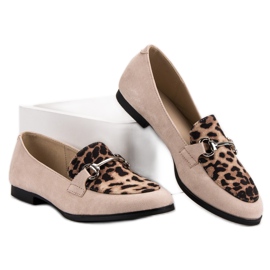Plettede VICES -loafers brun 1