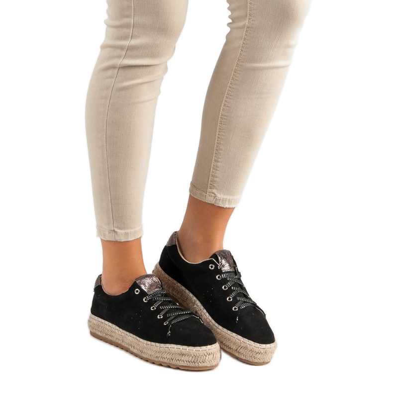 Seastar Bundet Espadrilles sort 2