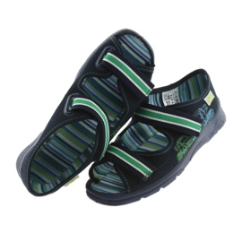 Befado sandaler børnesko 969X073 marine blå blå grøn 5