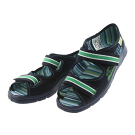 Befado sandaler børnesko 969X073 marine blå blå grøn 3