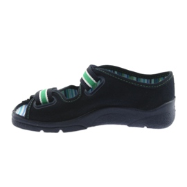 Befado sandaler børnesko 969X073 marine blå blå grøn 2