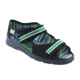 Befado sandaler børnesko 969X073 marine blå blå grøn 1