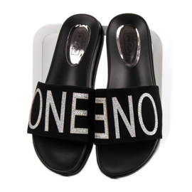 Filippo Black One hjemmesko sort 2
