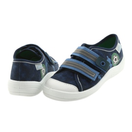 Befado børnesneakers 672X063 bold blå marineblå 4