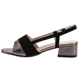 VINCEZA sorte sandaler 2