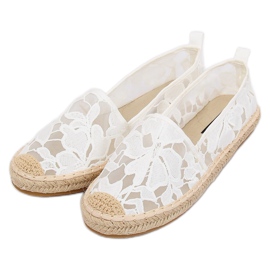 Hvid åbent espadrilles 68-130 Hvid 2