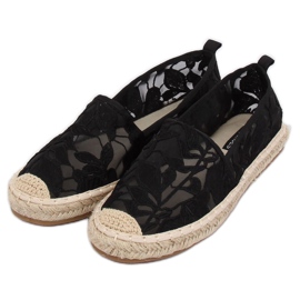 Sort åbent espadrilles 68-130 Sort 2