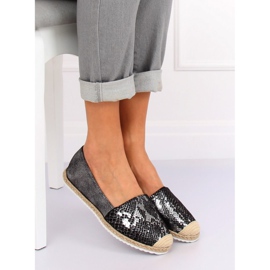 Sort slangehud espadrilles 68-64 Sort 1