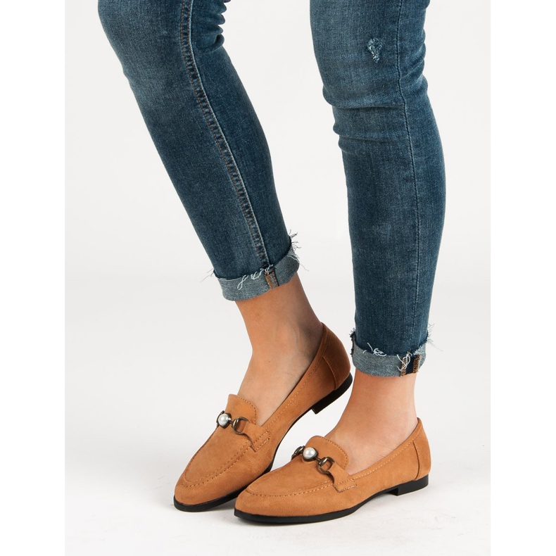 Kamel loafers brun 1