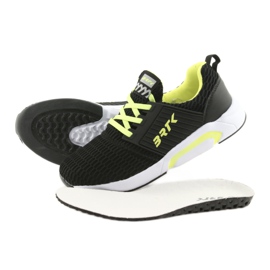Bartek 55110 Sort slip-on sportssko gul 5