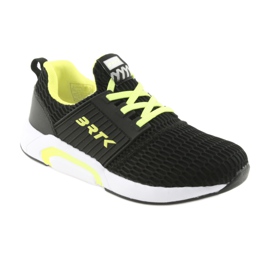 Bartek 55110 Sort slip-on sportssko gul 1