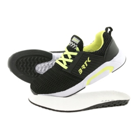 Bartek 58110 Sort slip-on sportssko gul 5