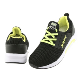 Bartek 58110 Sort slip-on sportssko gul 4