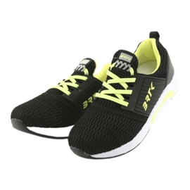 Bartek 58110 Sort slip-on sportssko gul 3