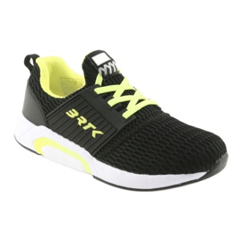 Bartek 58110 Sort slip-on sportssko gul 1
