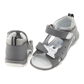 Sandaler drenge rober Bartek 51489 grå hvid 4