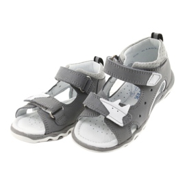 Sandaler drenge rober Bartek 51489 grå hvid 3