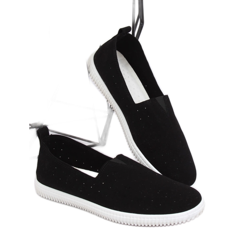 Sorte kvinders sneakers NB187P Sort 1