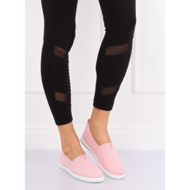 Lyserøde kvinders pink sneakers NB187P Pink 1