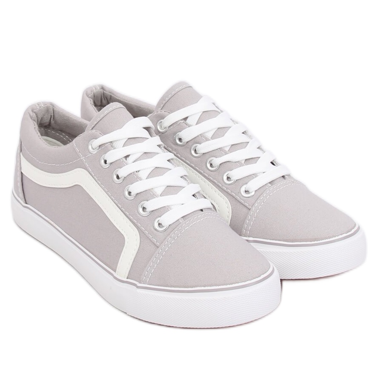 Grågrå damesneakers BL117P Grå 1