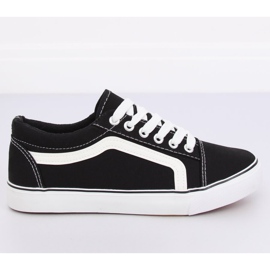 Sorte kvinders sneakers BL117P Sort 2