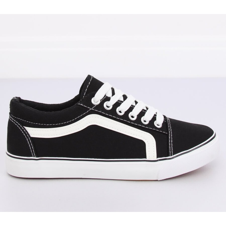 Sorte kvinders sneakers BL117P Sort 2