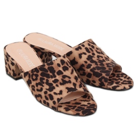Højhælede leopard QL-89 Leopard brun 2