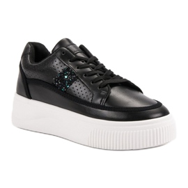 Sorte creepers med glitter 1
