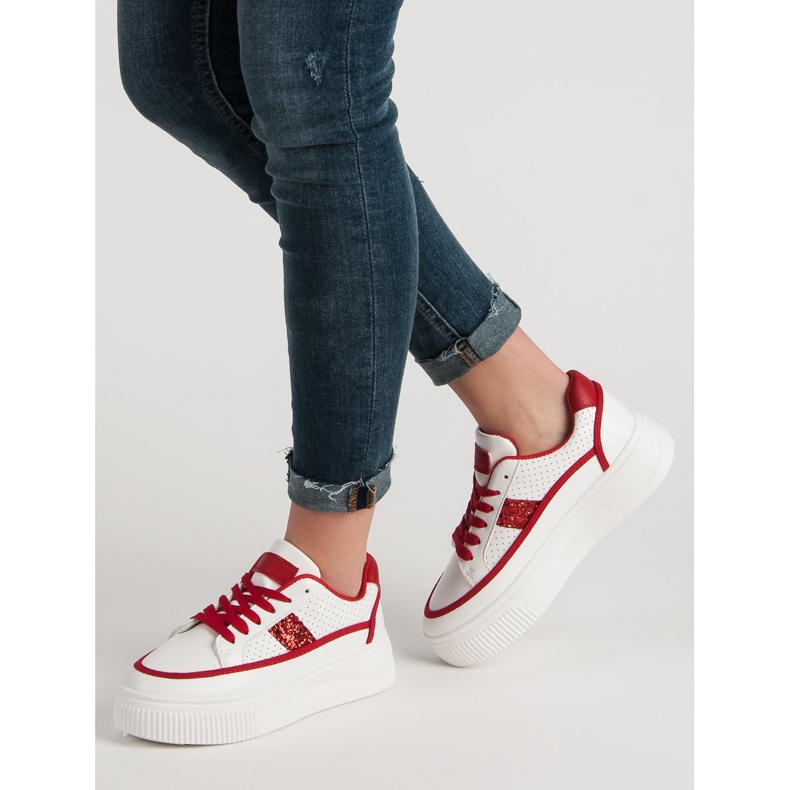 Hvide creepers med glitter 1
