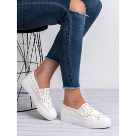 J. Star Slip On Sneakers With A Star hvid 1