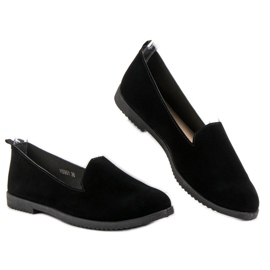 Kvinders slip-on sko sort 1