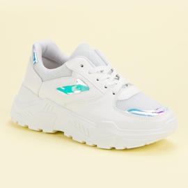 Hvide sneakers med Holo -effekt 6