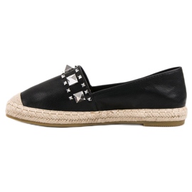 Bestelle Sort Espadrilles Med Studs 2