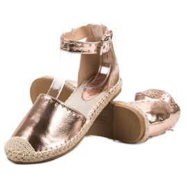 Best Shoes Espadrilles med jetfly gul 2