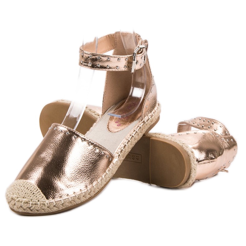Best Shoes Espadrilles med jetfly gul 2