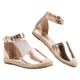 Best Shoes Espadrilles med jetfly gul 1