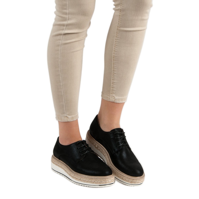 Clowse Sort Espadrilles 2