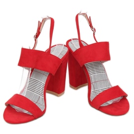 Sandaler på stolpen rød S116 Rød 2